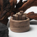 Black walnut wood diffuser for essential oils showcasing rich natural wood grain and sleek minimalist design