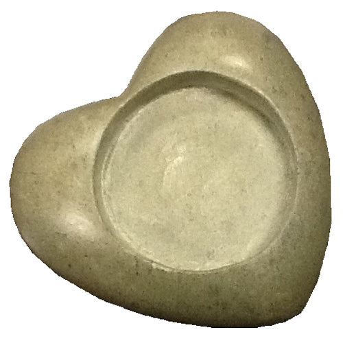 Soapstone Heart Tealight Holder-0