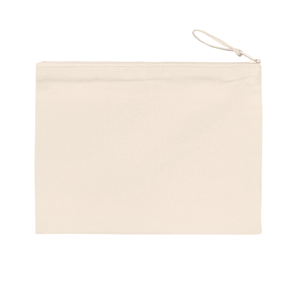Eco-Friendly Pouch with 'Pink Princess' I Original Artwork by American Artist Barbara Cleary-1