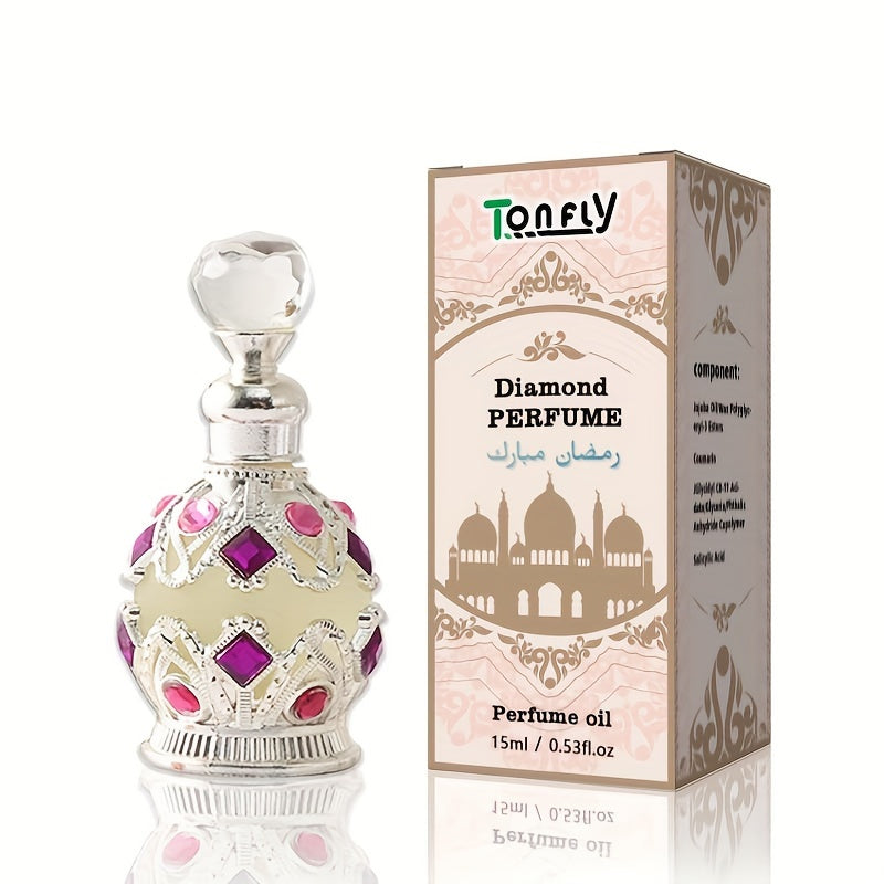 Luxury Dubai floral perfume oil for women in a compact 15ml glass bottle — view 5