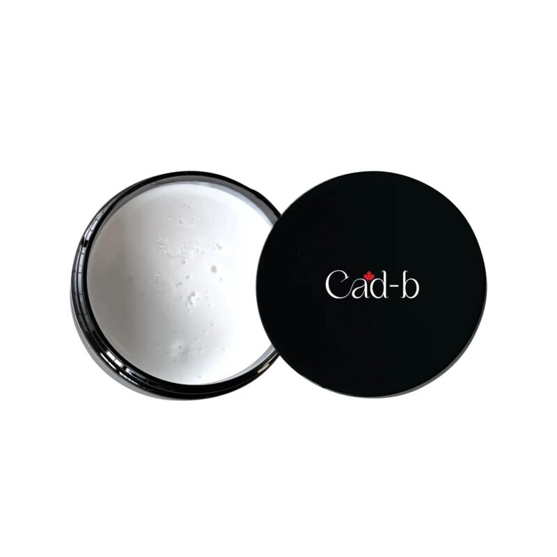 Matte finish medium hold hair clay for men in a jar with natural styling oils — view 3