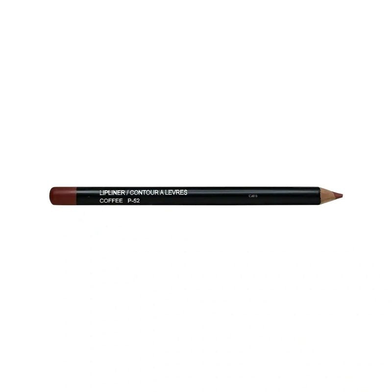 Coffee brown lip liner pencil with rich pigment and eco-friendly packaging — view 3