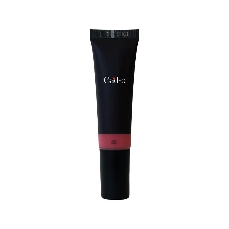 Liquid face cheek blush tube in shade Pinch showcasing a dewy natural pink tint — view 3