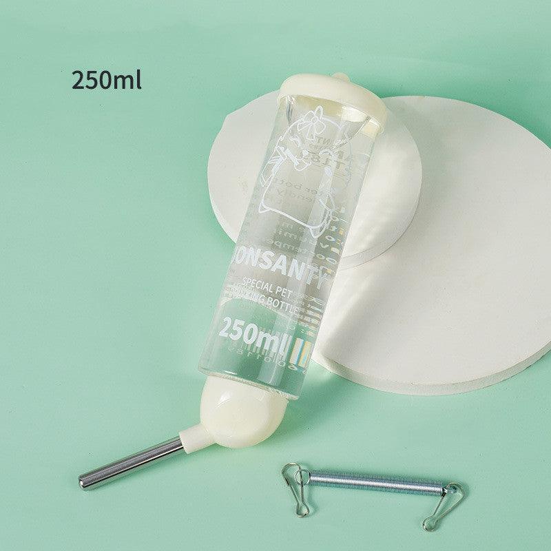WhisperFlow plastic pet water dispenser hanging bottle for hamsters and rabbits, leak proof design. — view 4