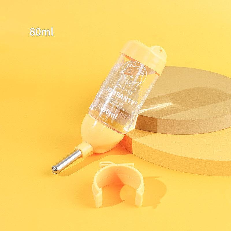 WhisperFlow plastic pet water dispenser hanging bottle for hamsters and rabbits, leak proof design. — view 2