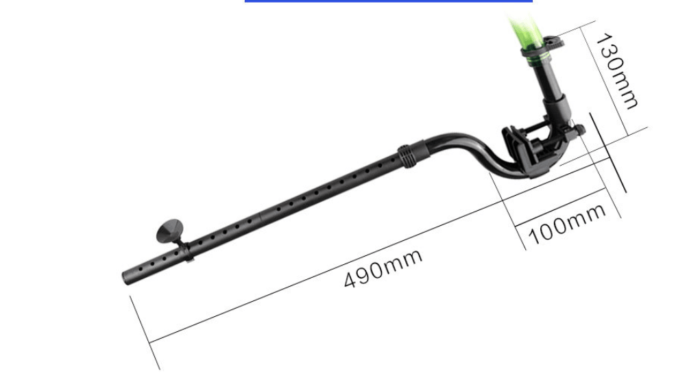 Black plastic Flowmaster fish tank filter water inlet and rainwater outlet pipe kit — view 2