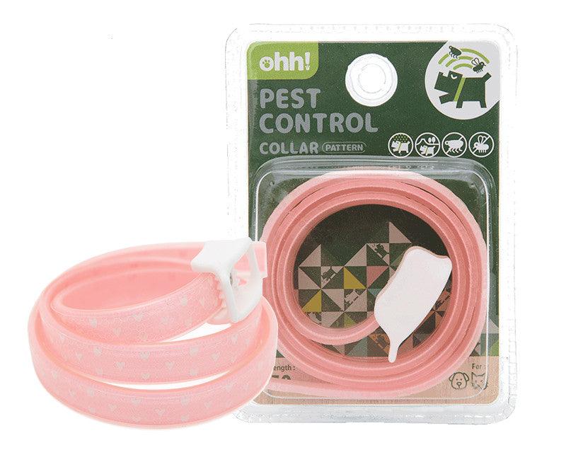 Adjustable plastic anti-flea and lice pet protection collar for dogs and cats in vibrant colors — view 4