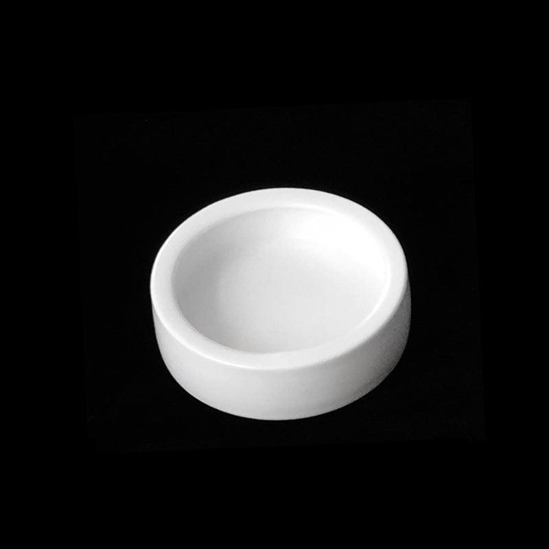 Ceramic reptile food bowl with smooth inner walls and escape-proof terrarium design — view 2