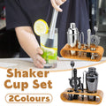 Cocktail Shaker Set Bar Tools Stainless Steel Mixing Glasses Drink Shaker Cups