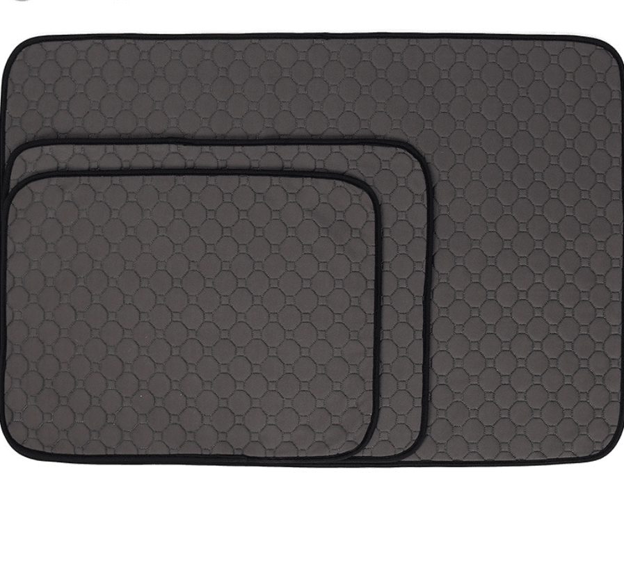 Pet Comfort Care Absorbent Diaper Mat in neutral tones, featuring a waterproof and non-slip design. — view 2