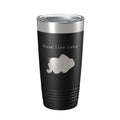 Base Line Lake Map Tumbler Travel Mug Insulated Laser Engraved Coffee Cup Huron River Chain of Lakes Michigan 20 oz-5