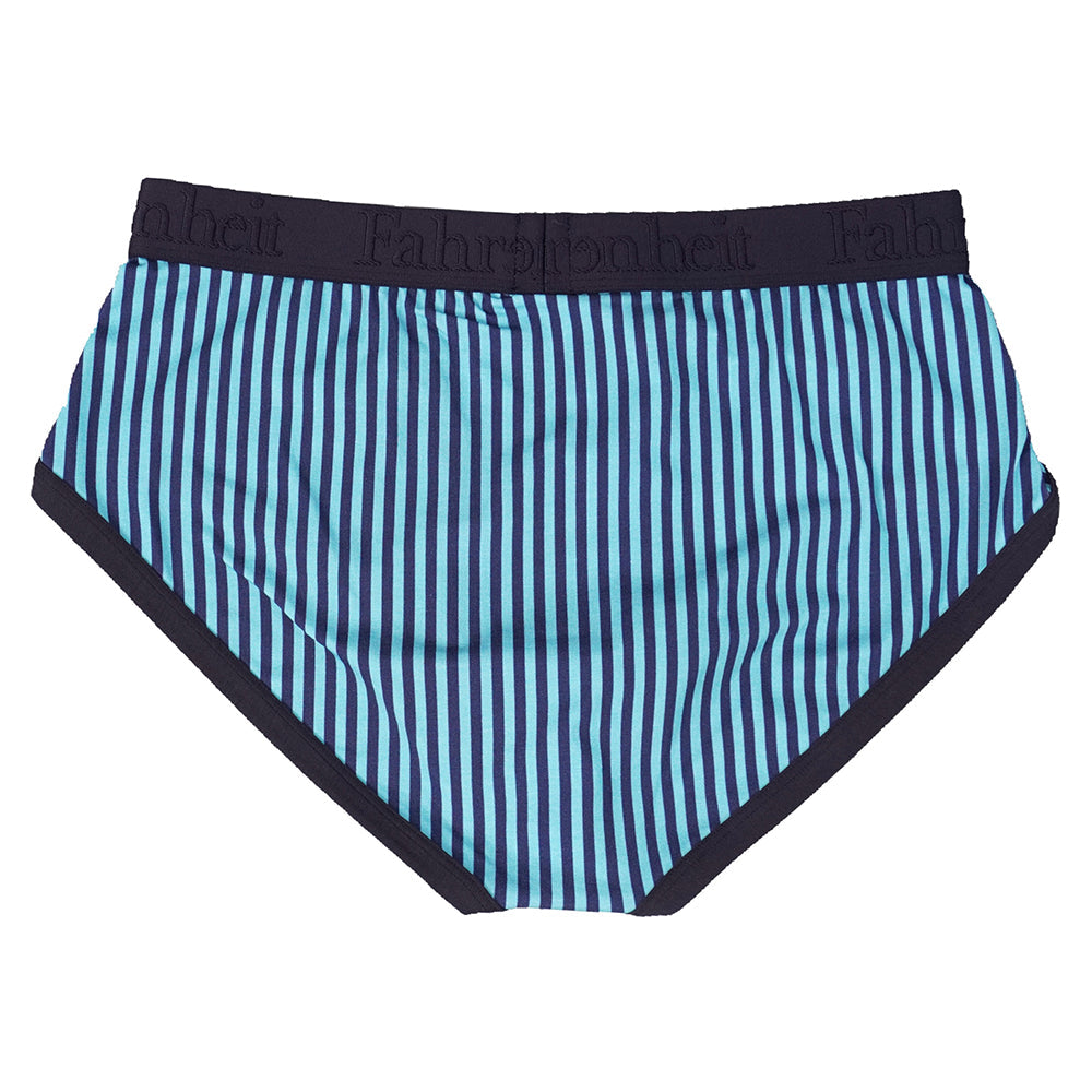 Three pack of Wayne cotton mens briefs featuring smooth waistbands with raised logo detailing — view 5