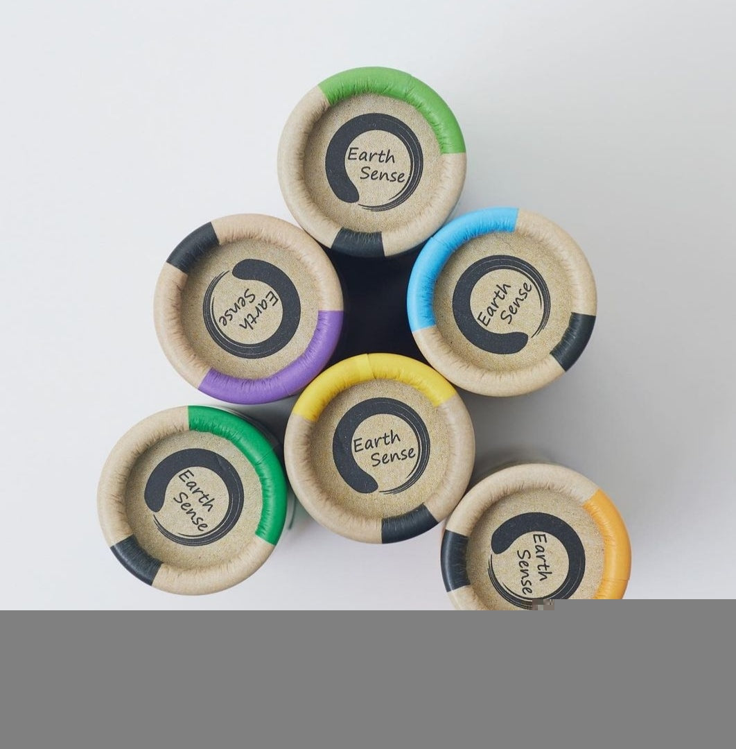 Organic ginger lip balm in an eco-friendly brown push-up paper tube packaging for sustainable skincare — view 4