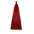 Lifelike 150cm bloody body bag Halloween decor prop wrapped in plastic and secured with rope