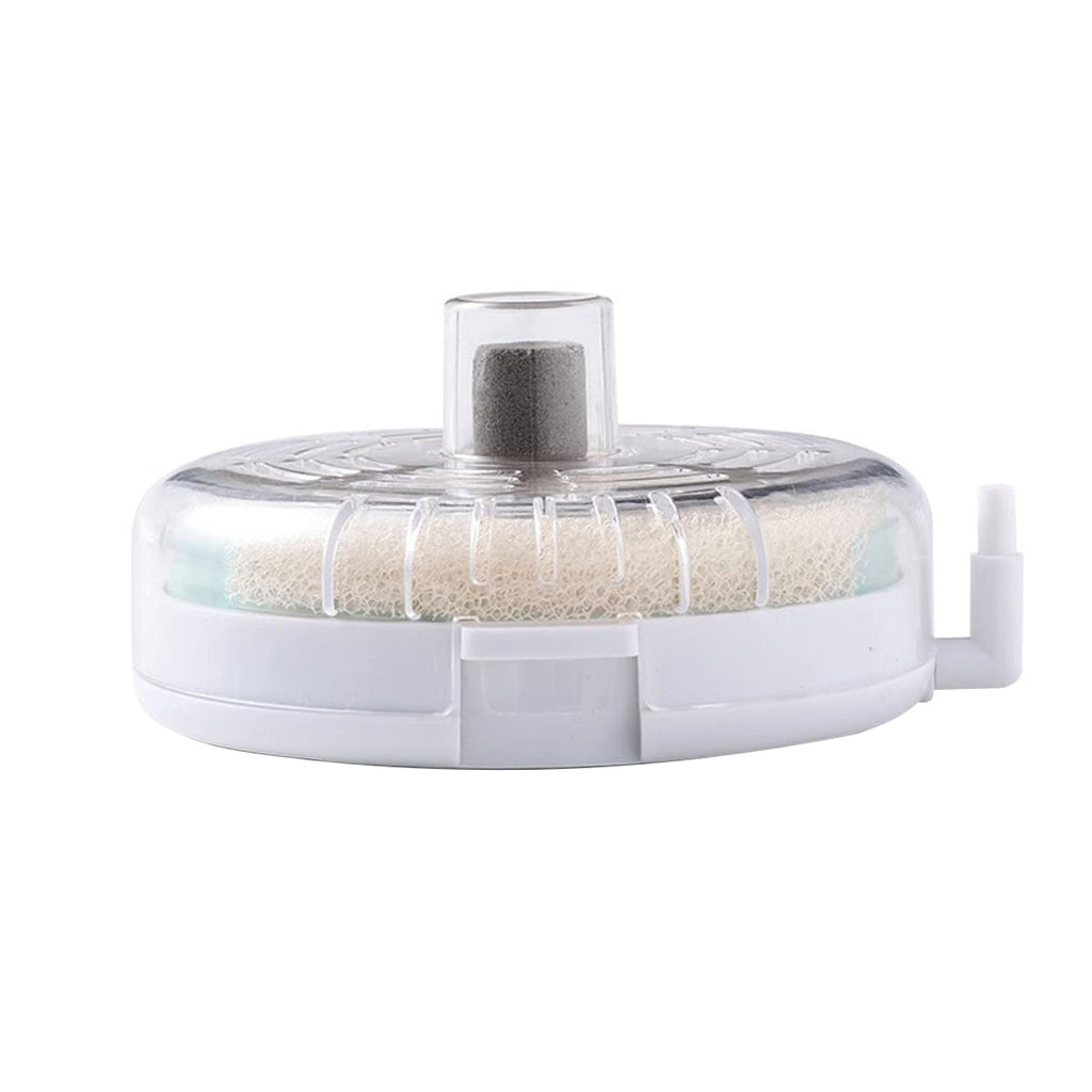 Mini round submersible aquarium filter with internal sponge for small freshwater and marine fish tanks. — view 5
