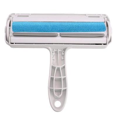 White Furerase Pro reusable pet hair remover brush for cleaning pet hair from household furniture — view 4