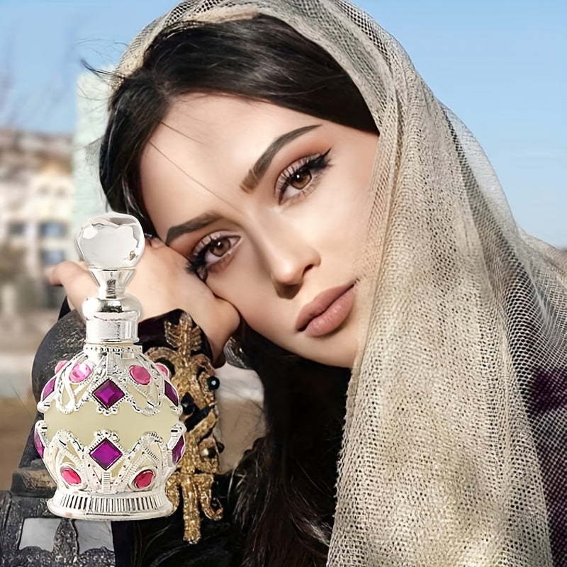 Luxury Dubai floral perfume oil for women in a compact 15ml glass bottle — view 4