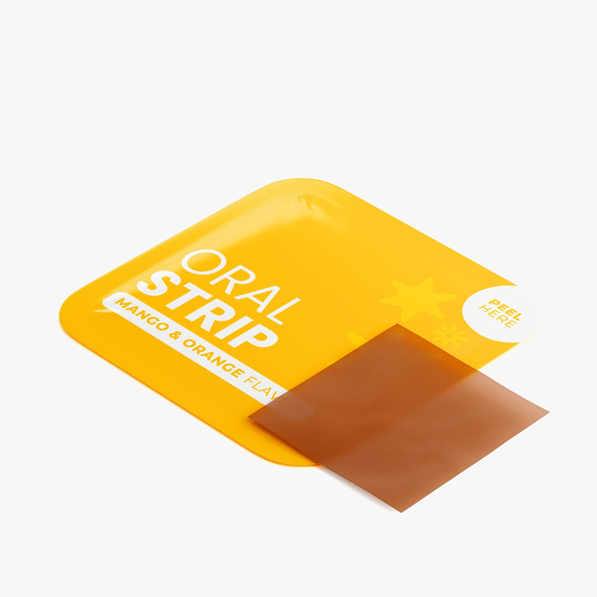 Mango orange Ayurvedic hangover wellness strips packaged in a convenient pocket sized metal tin — view 3