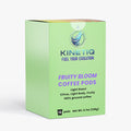 Fruity Bloom light roast coffee pods in a 12 pack box for single serve brewing