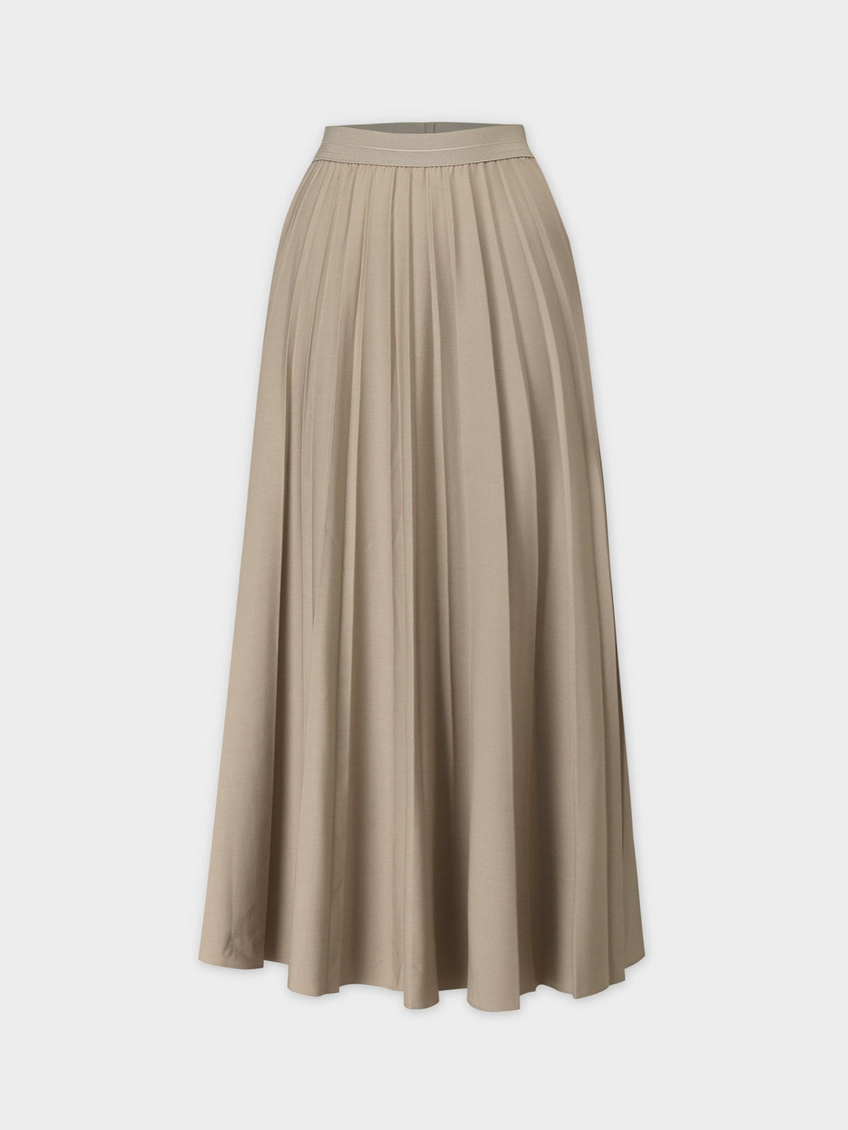 Pleated Skirt 37"-Medium Tan-0