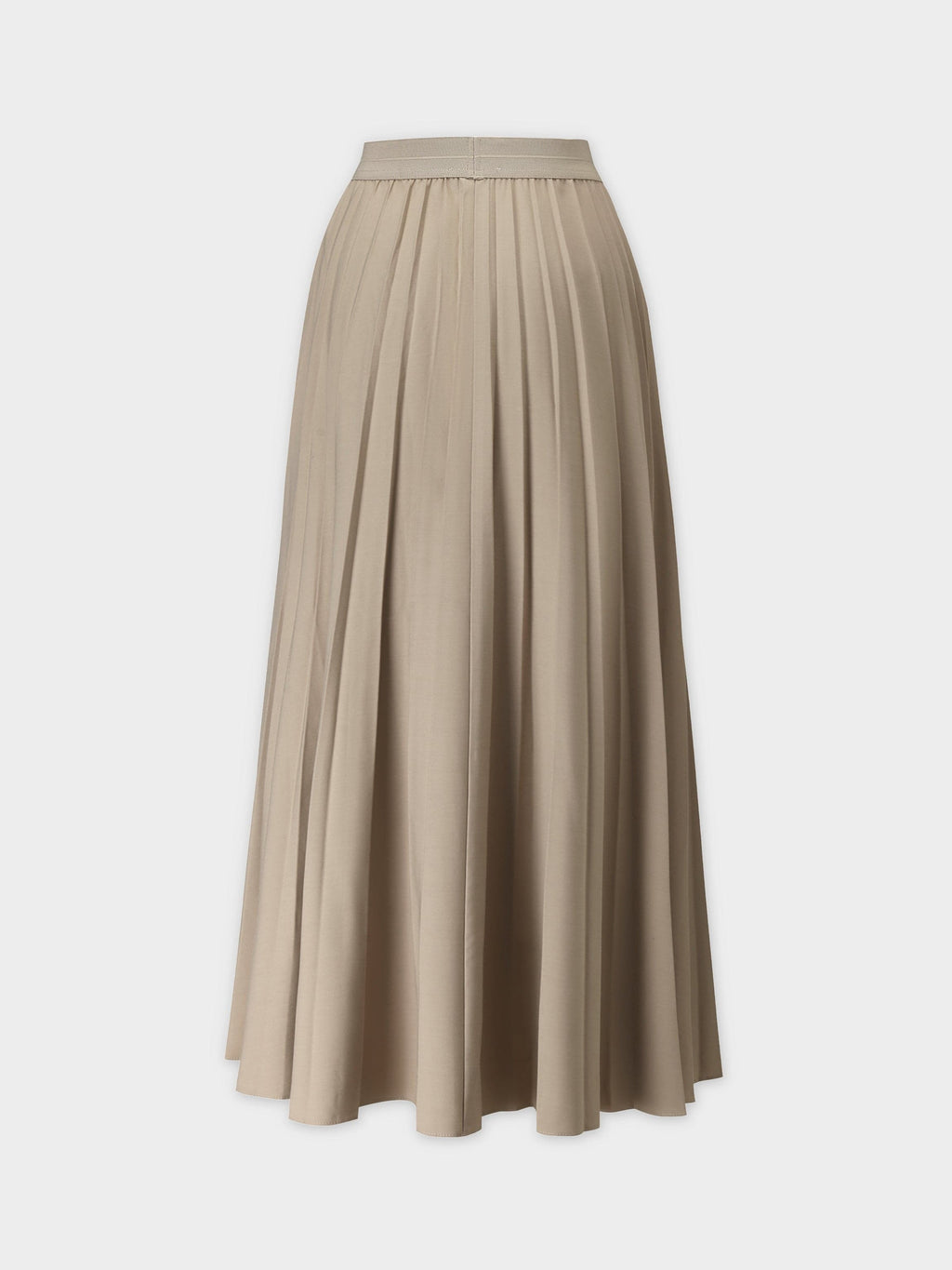Pleated Skirt 37"-Medium Tan-1