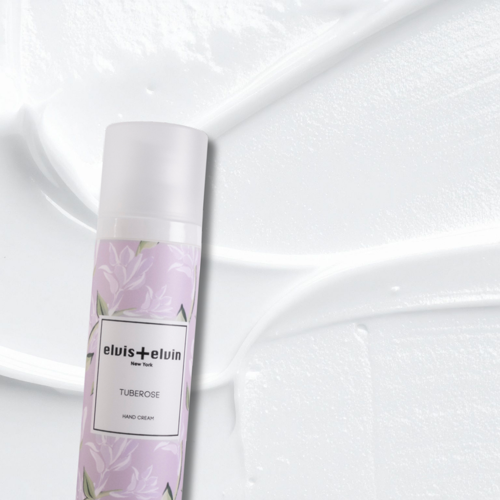Tuberose fragrance hand cream tube with hyaluronic acid for deep hydration and dry skin relief — view 5
