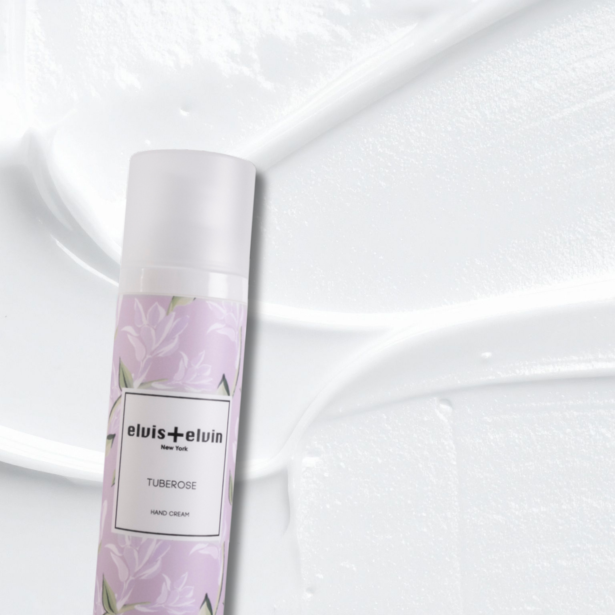 Tuberose fragrance hand cream tube with hyaluronic acid for deep hydration and dry skin relief — view 5