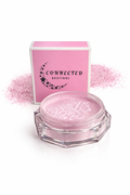 Waterproof blurring makeup setting powder container with loose finely milled translucent powder inside