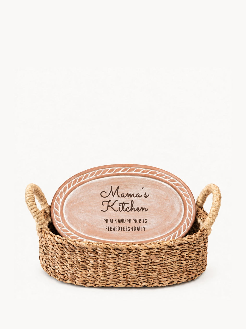 Bread Warmer & Basket - Mom Oval-5