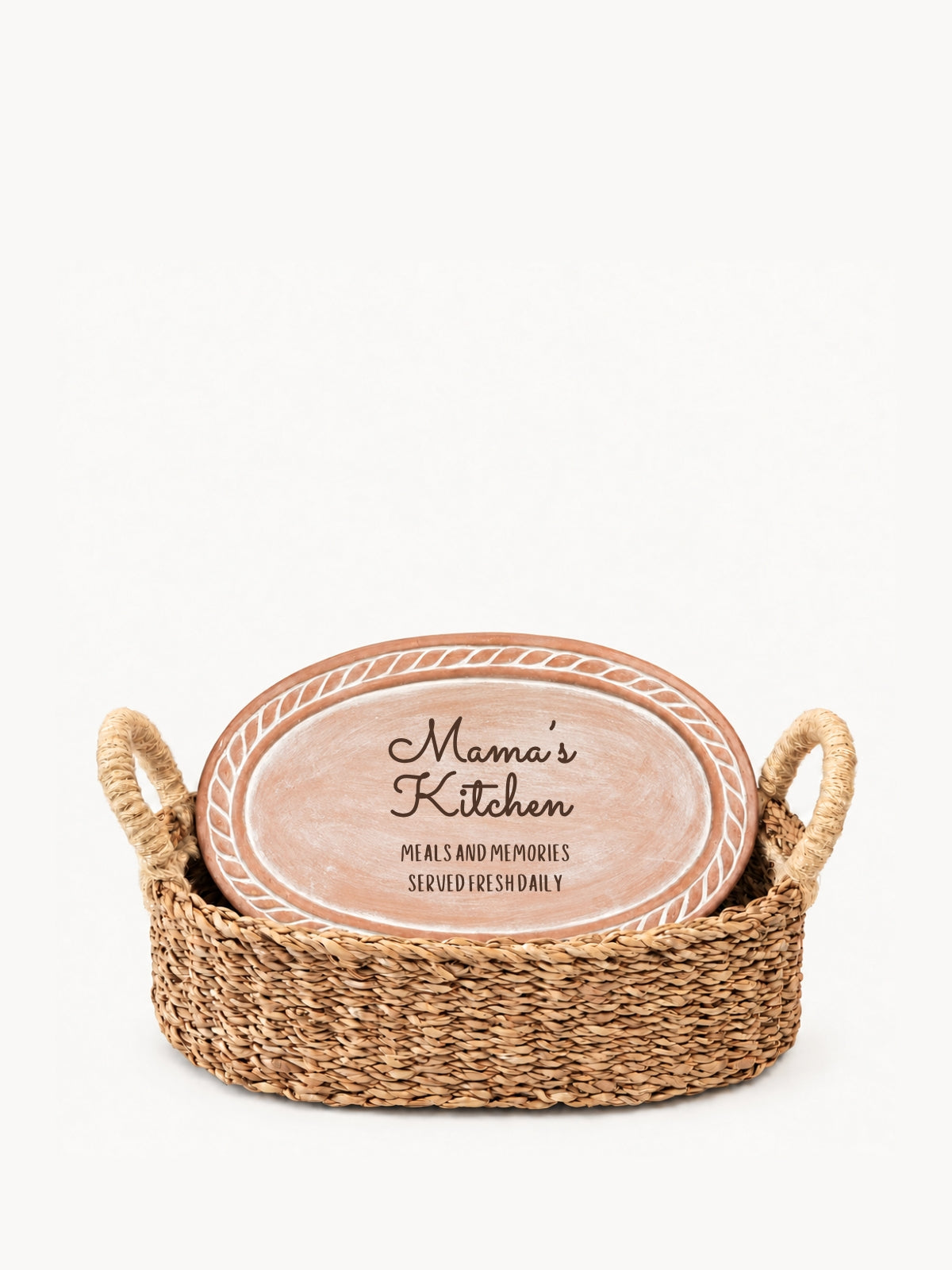 Bread Warmer & Basket - Mom Oval-5