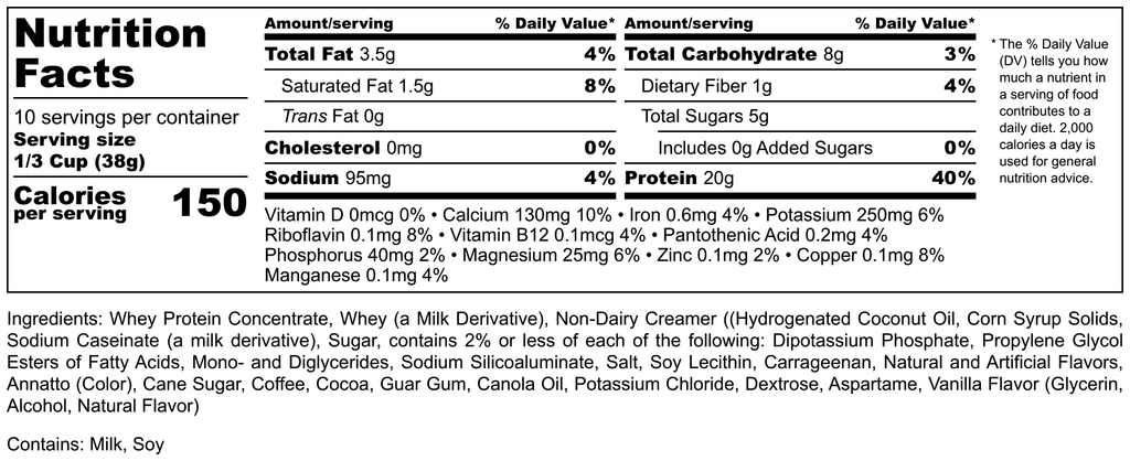 Hi-West Cafe Mocha protein smoothy mix packaging showing rich chocolate and coffee flavor details — view 5