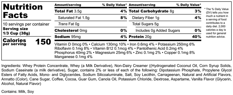 Hi-West Cafe Mocha Protein Smoothy