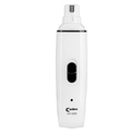 Electric pet nail grinder with a detachable grinding wheel and included power adapters
