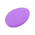 Purple oval yoga balance cushion made of non-slip foam for joint support and pilates