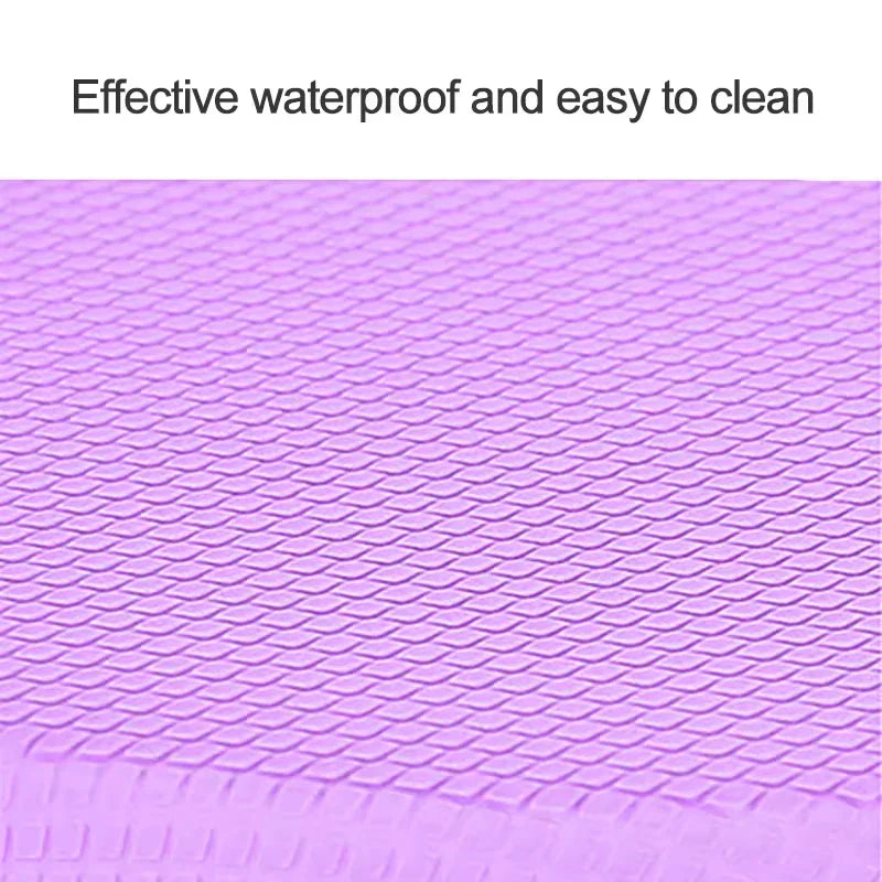Purple oval yoga balance cushion made of non-slip foam for joint support and pilates — view 4