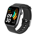 Full touch sports smartwatch with digital display, silicone wristband, and heart rate tracking interface