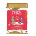 Jasmine rose floral white tea bags, premium single origin Darjeeling leaves individually wrapped in box