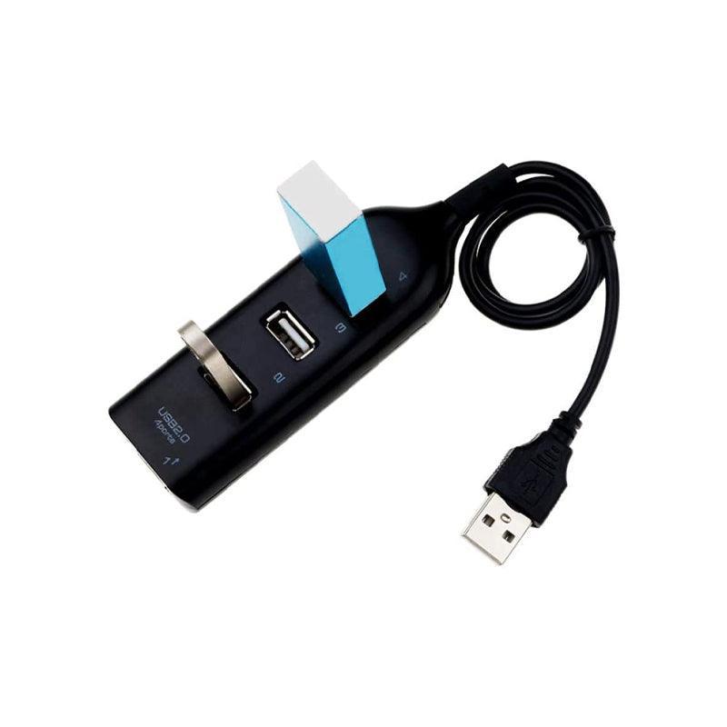 Slim multi port USB hub smart splitter for connecting laptop and computer accessories — view 3