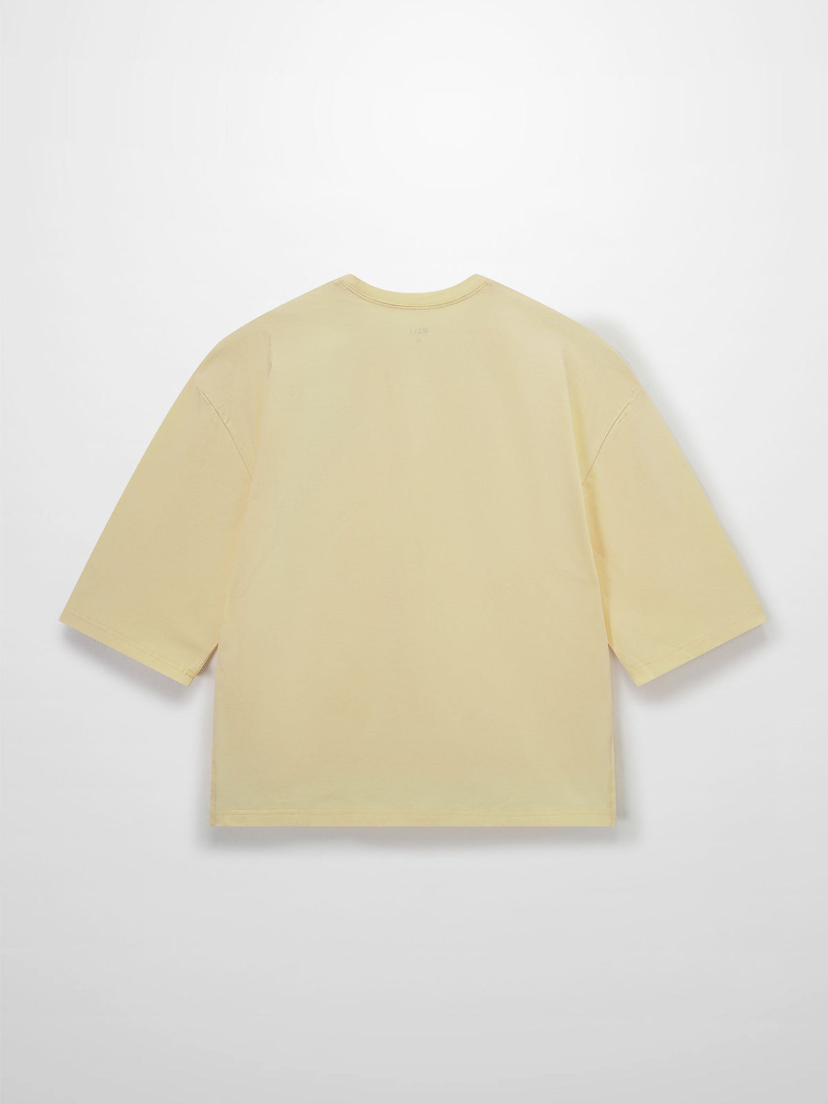 Wide Sleeve Tee-Pale Yellow-2