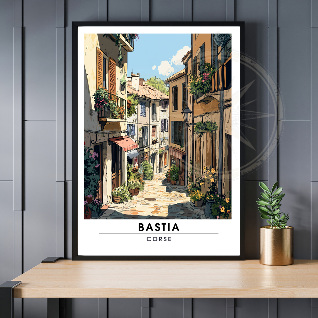 Affiche Bastia | Impression Corse | Affiche Corse-0