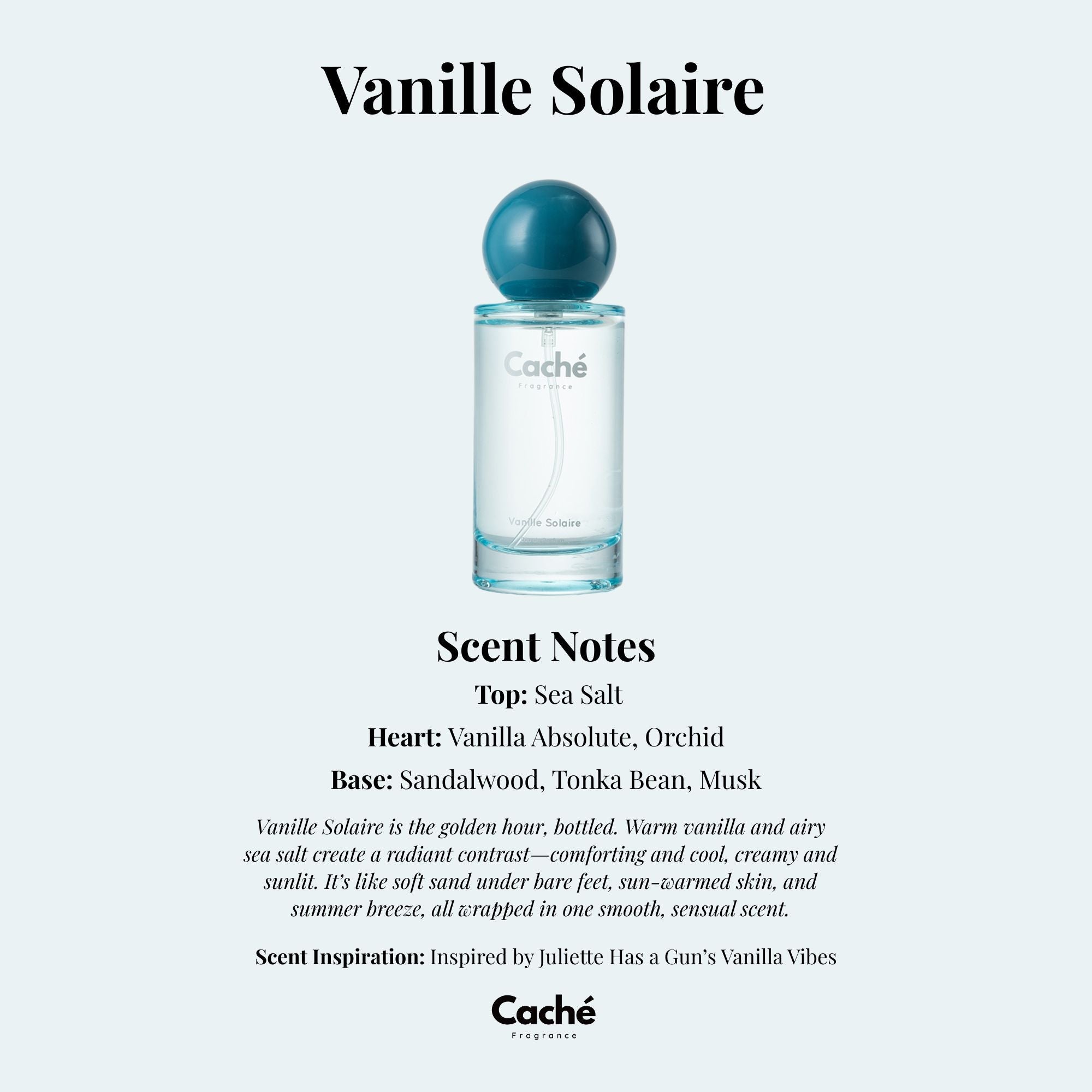 Vanille Solaire Eau De Parfum 50ml glass bottle, premium women's summer vanilla fragrance. — view 2