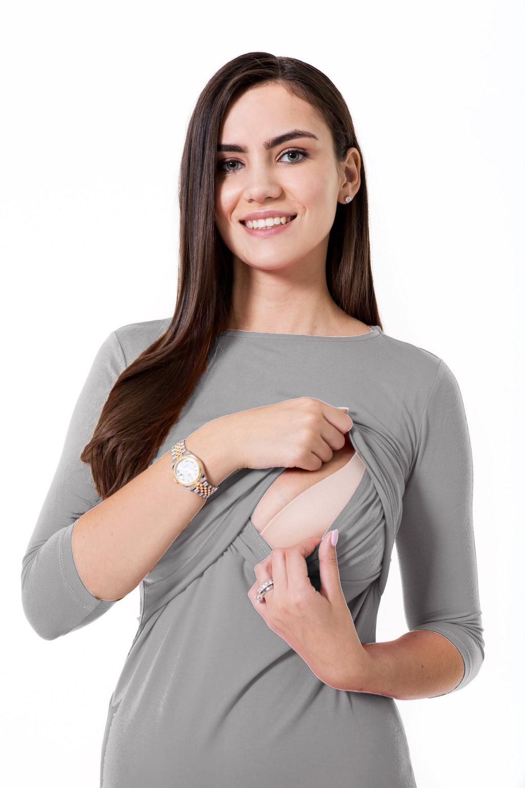 Grace Maternity/Nursing Dress-10