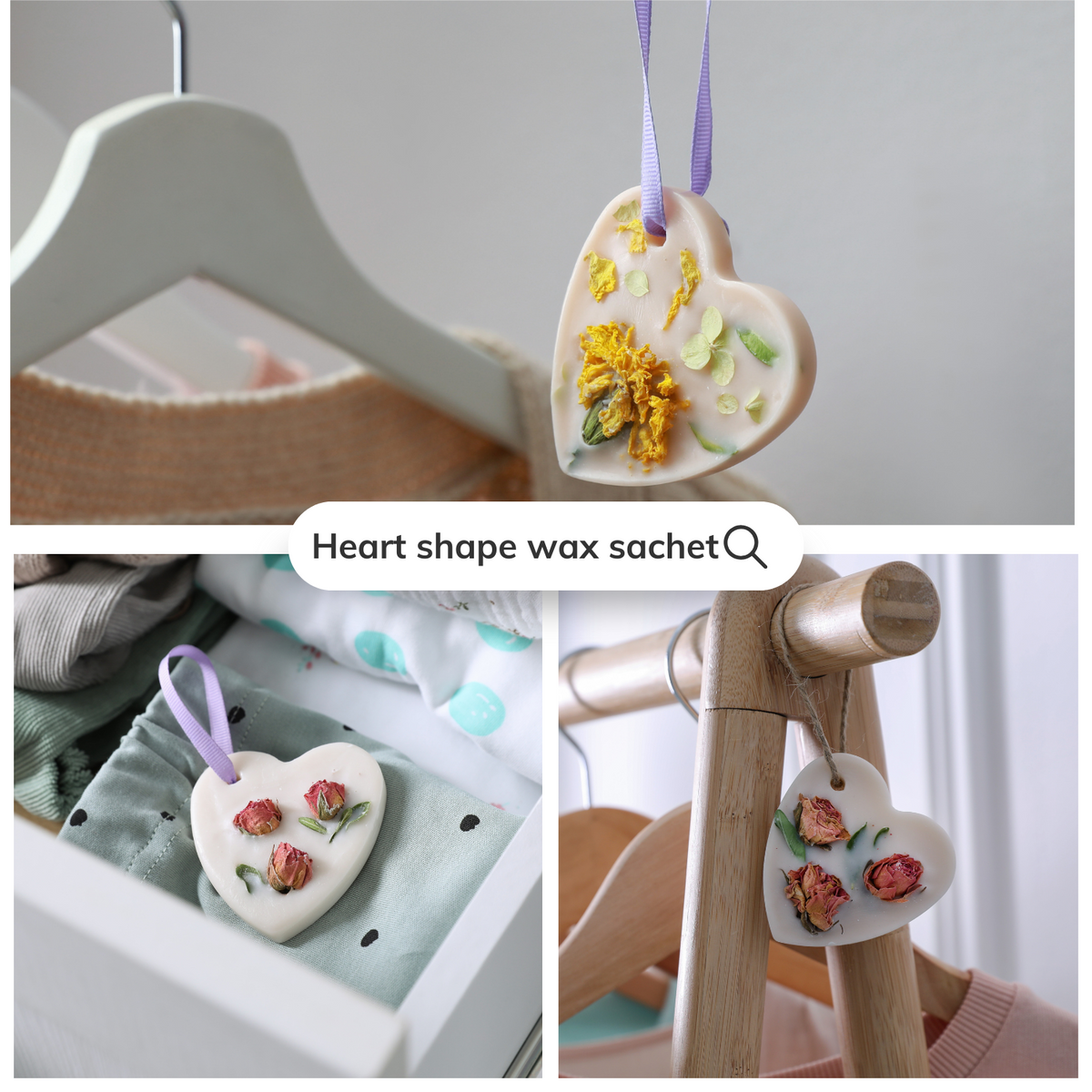 Botanical Wax Sachet – Spa & Relaxation | Calming Closet & Drawer Scents-1