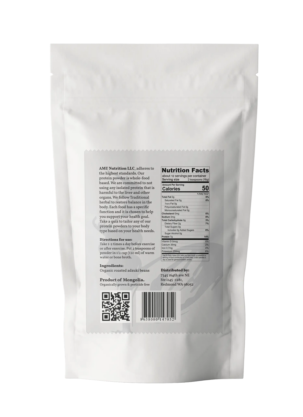 Roasted Adzuki Bean Powder 198g - Asian Superfood for Beauty & Wellness-1
