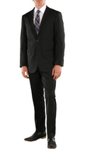 Ford Black Regular Fit 2 Piece Suit-0