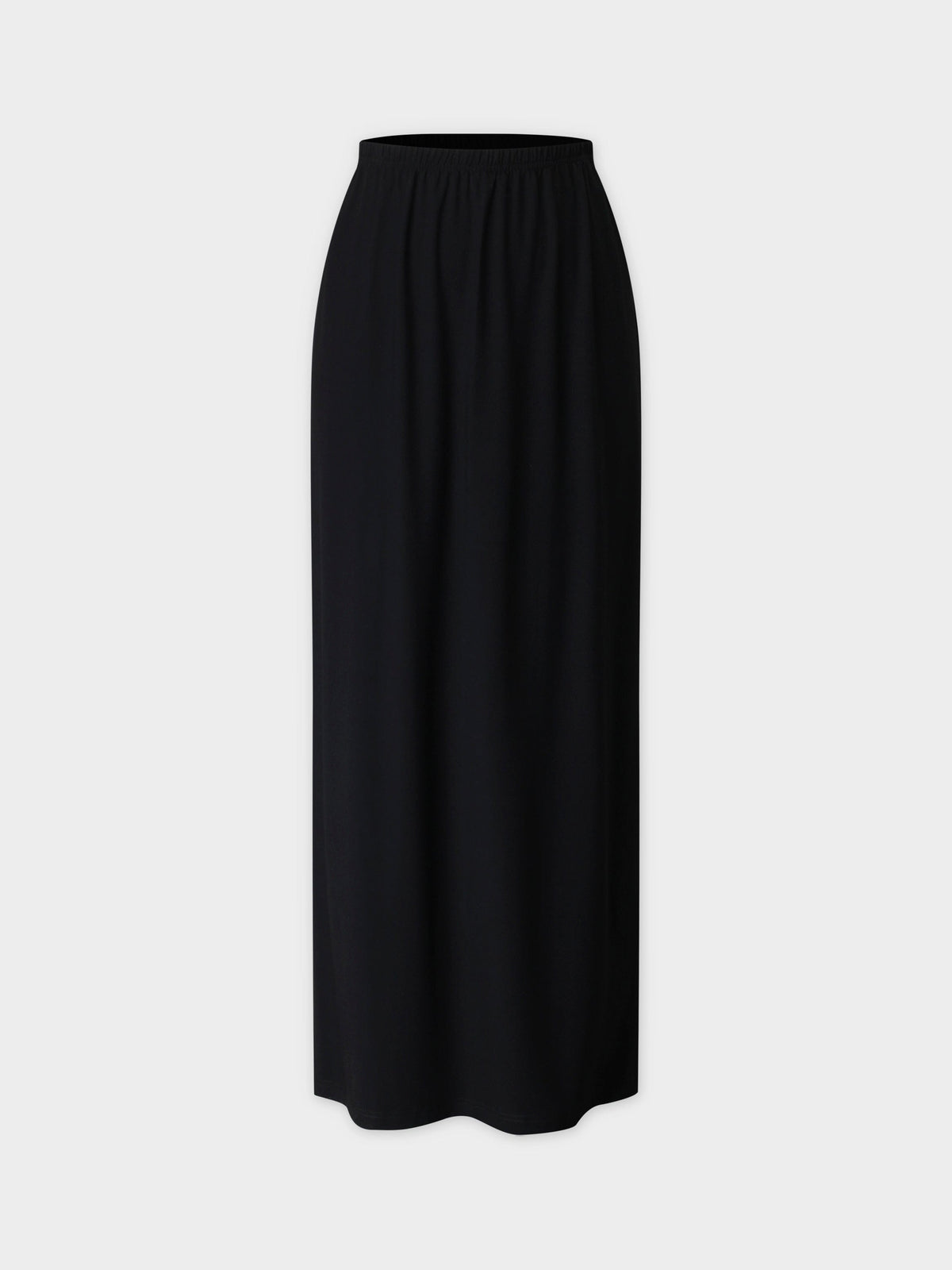 Maxi Stretch Skirt-Black-1