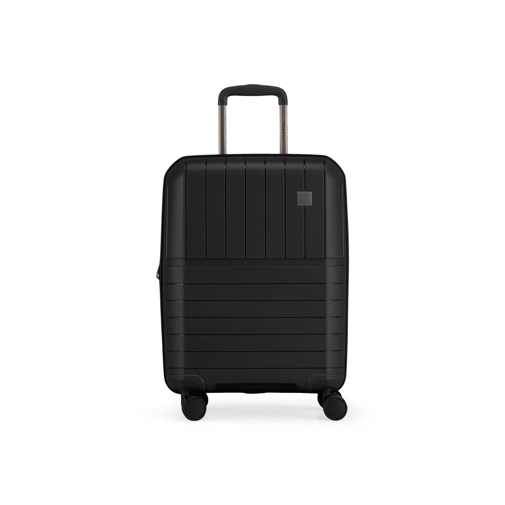 Bridgetown carry-on luggage, durable hard shell suitcase with smooth multi-directional wheels and telescopic handle
