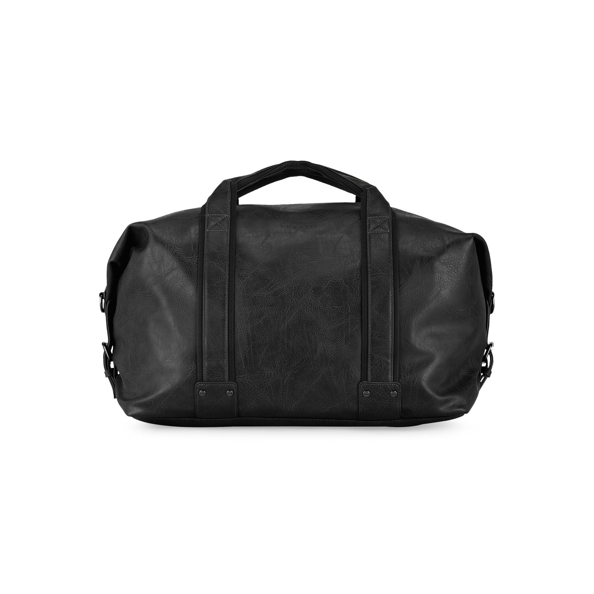 Valentino vegan leather duffle bag with canvas trim, premium travel weekender and luggage accessory