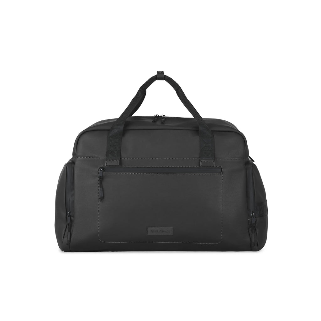 Vision Duffle Bag from recycled materials with sturdy handles shoulder strap and minimalist design