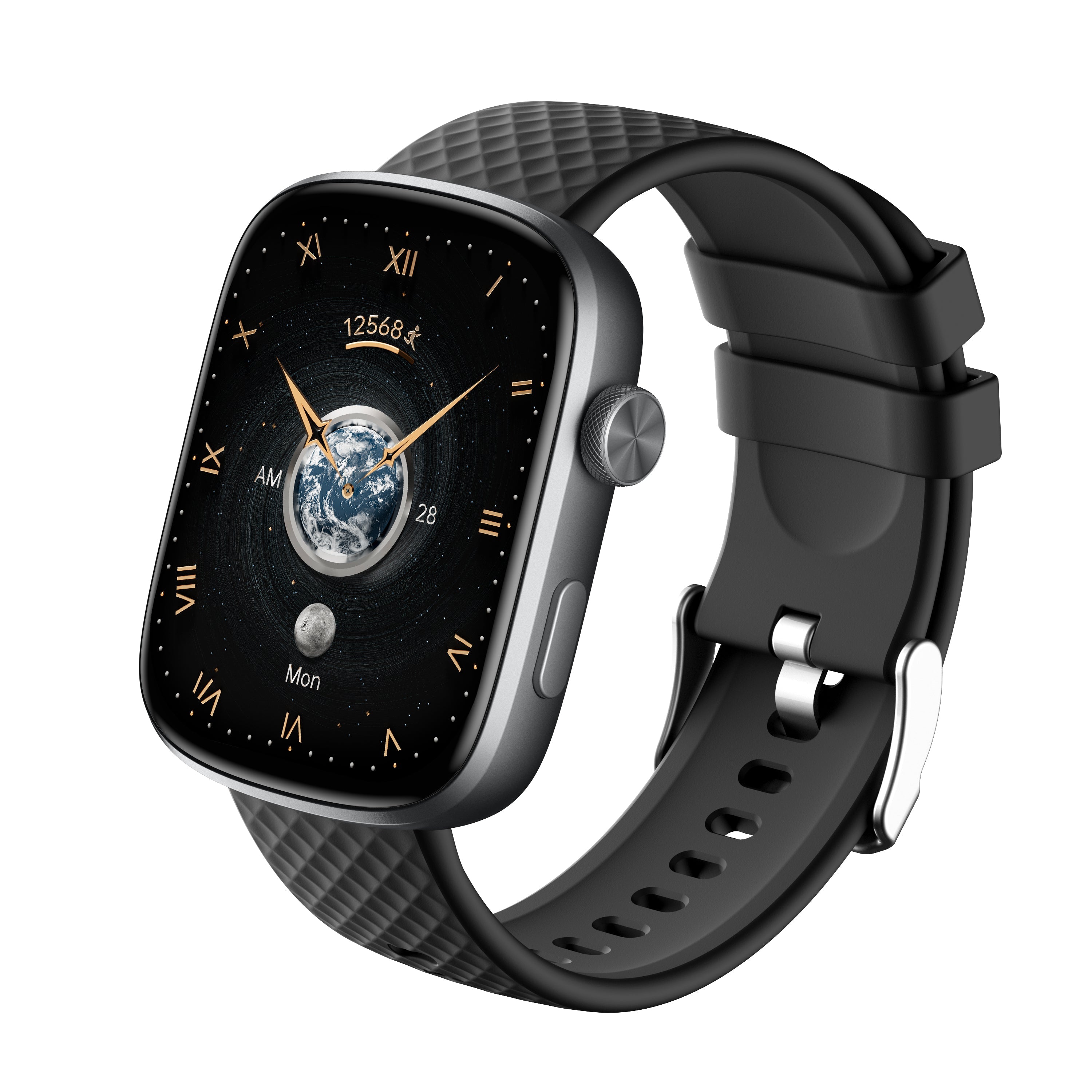 Wautton women's smart watch with sleek touchscreen AMOLED display and durable waterproof wristband